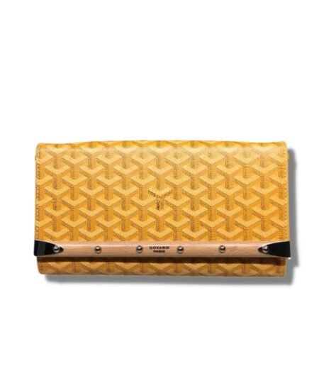 Goyard Monte Carlo PM Clutch Brown/Red/Yellow For Women‎ 9.8in/25cm