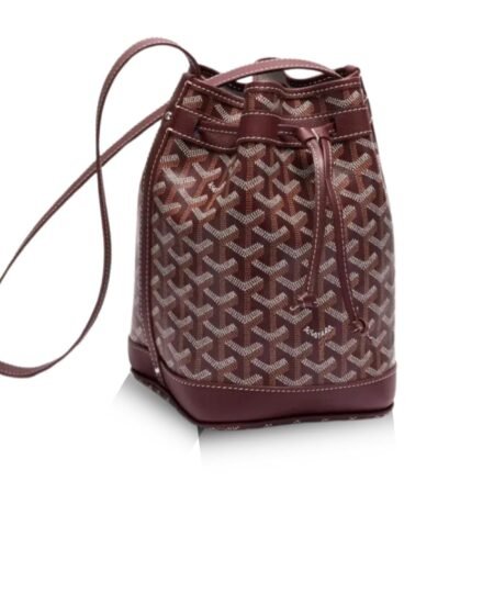 Goyard Petit Flot Bucket Bag Burgundy For Women 9.1in/23cm PEFLOTPMLTY33CL33P