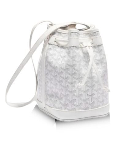 Goyard Petit Flot Bucket Bag White For Women 9.1in/23cm PEFLOTPMLTY50CL50P