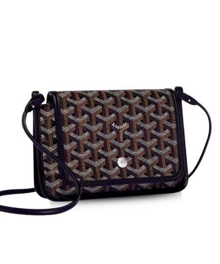 Goyard Plumet Pocket Wallet Black For Women 8.1in/20.5cm PLUMETPMLTY01CL01P