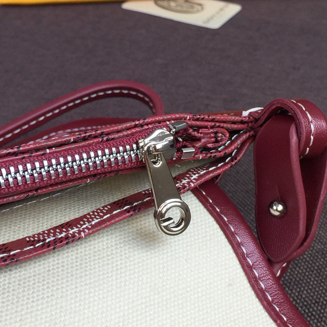 Goyard Plumet Pocket Wallet Burgundy For Women 8.1in/20.5cm PLUMETPMLTY33CL33P - Image 7