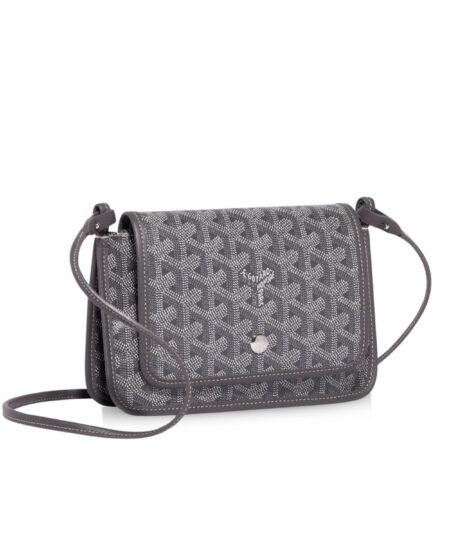 Goyard Plumet Pocket Wallet Grey For Women 8.1in/20.5cm PLUMETPMLTY51CL51P