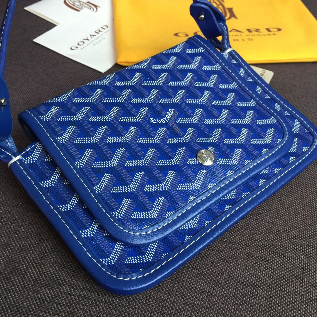 Goyard Plumet Pocket Wallet Blue For Women 8.1in/20.5cm PLUMETPMLTY10CL10P - Image 7