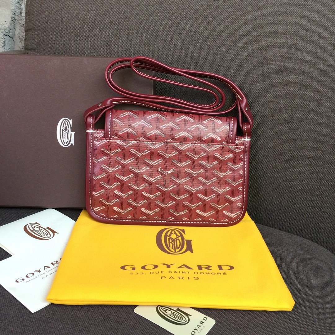 Goyard Plumet Pocket Wallet Burgundy For Women 8.1in/20.5cm PLUMETPMLTY33CL33P - Image 3