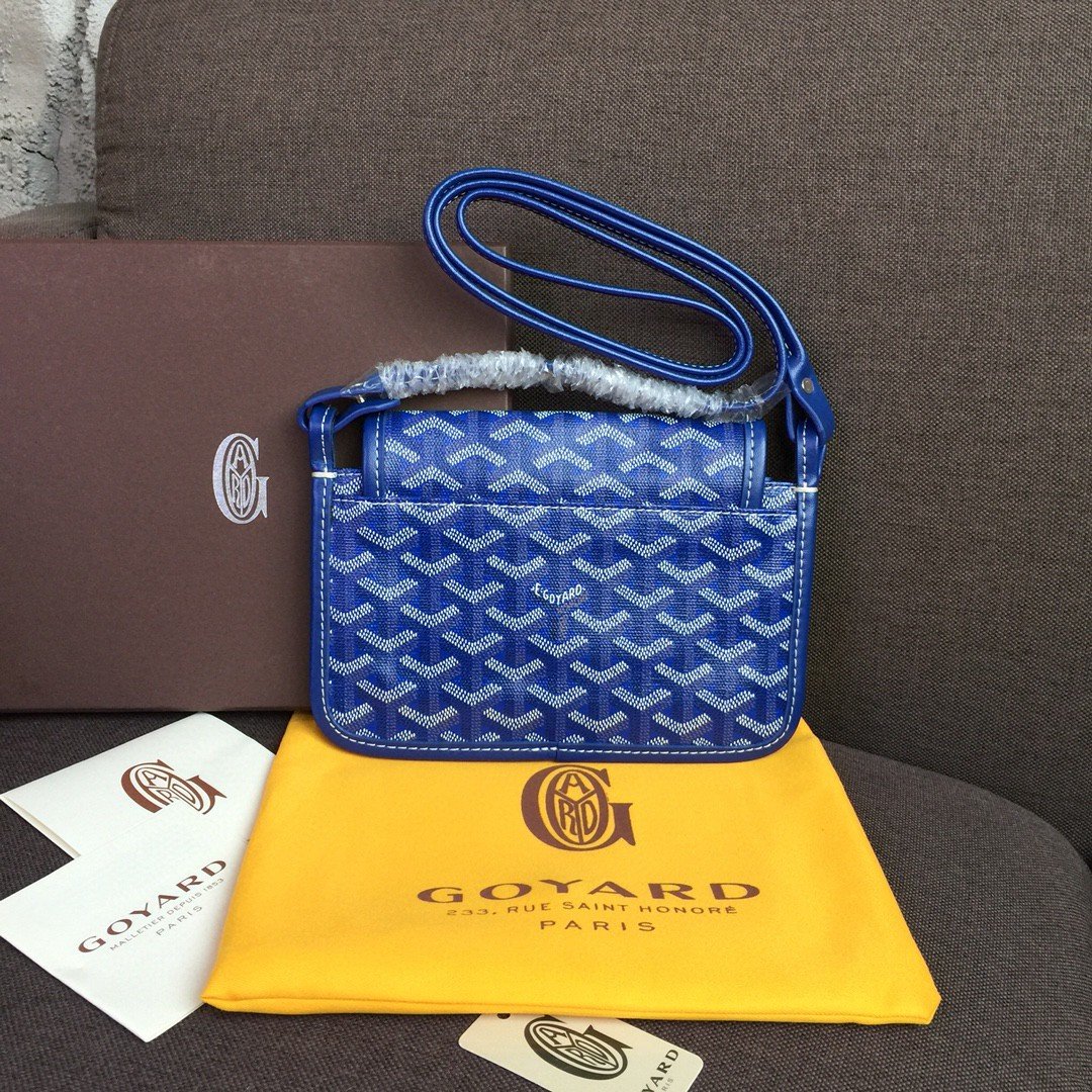Goyard Plumet Pocket Wallet Blue For Women 8.1in/20.5cm PLUMETPMLTY10CL10P - Image 8