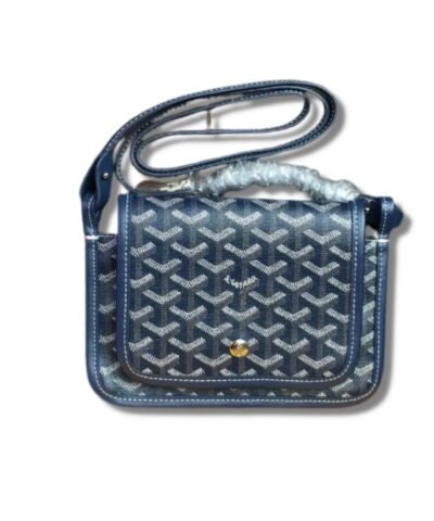 Goyard Plumet Pocket Wallet Navy Blue/Red For Women‎ 8.1in/20.5cm