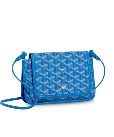 Goyard Plumet Pocket Wallet Blue For Women 8.1in/20.5cm PLUMETPMLTY10CL10P