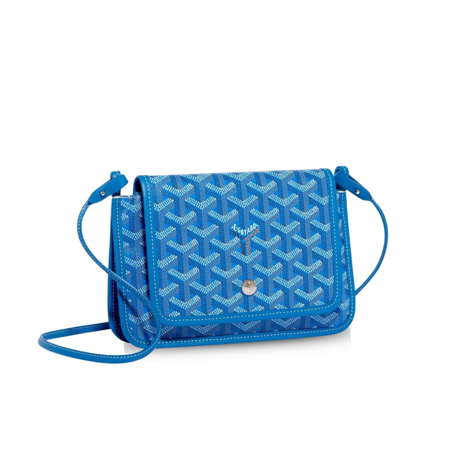 Goyard Plumet Pocket Wallet Blue For Women 8.1in/20.5cm PLUMETPMLTY10CL10P