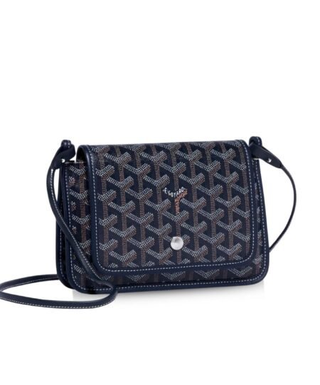 Goyard Plumet Pocket Wallet Navy Blue For Women 8.1in/20.5cm PLUMETPMLTY12CL12P