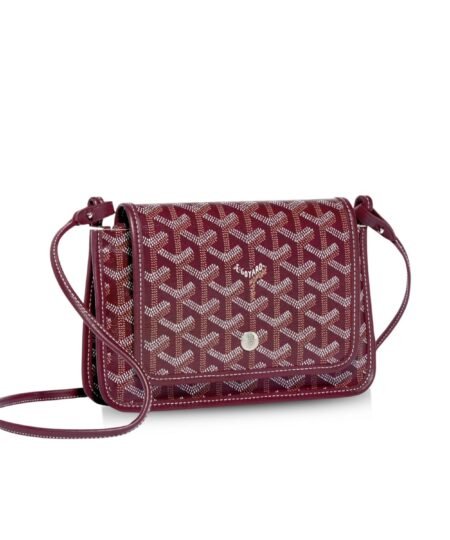Goyard Plumet Pocket Wallet Burgundy For Women 8.1in/20.5cm PLUMETPMLTY33CL33P