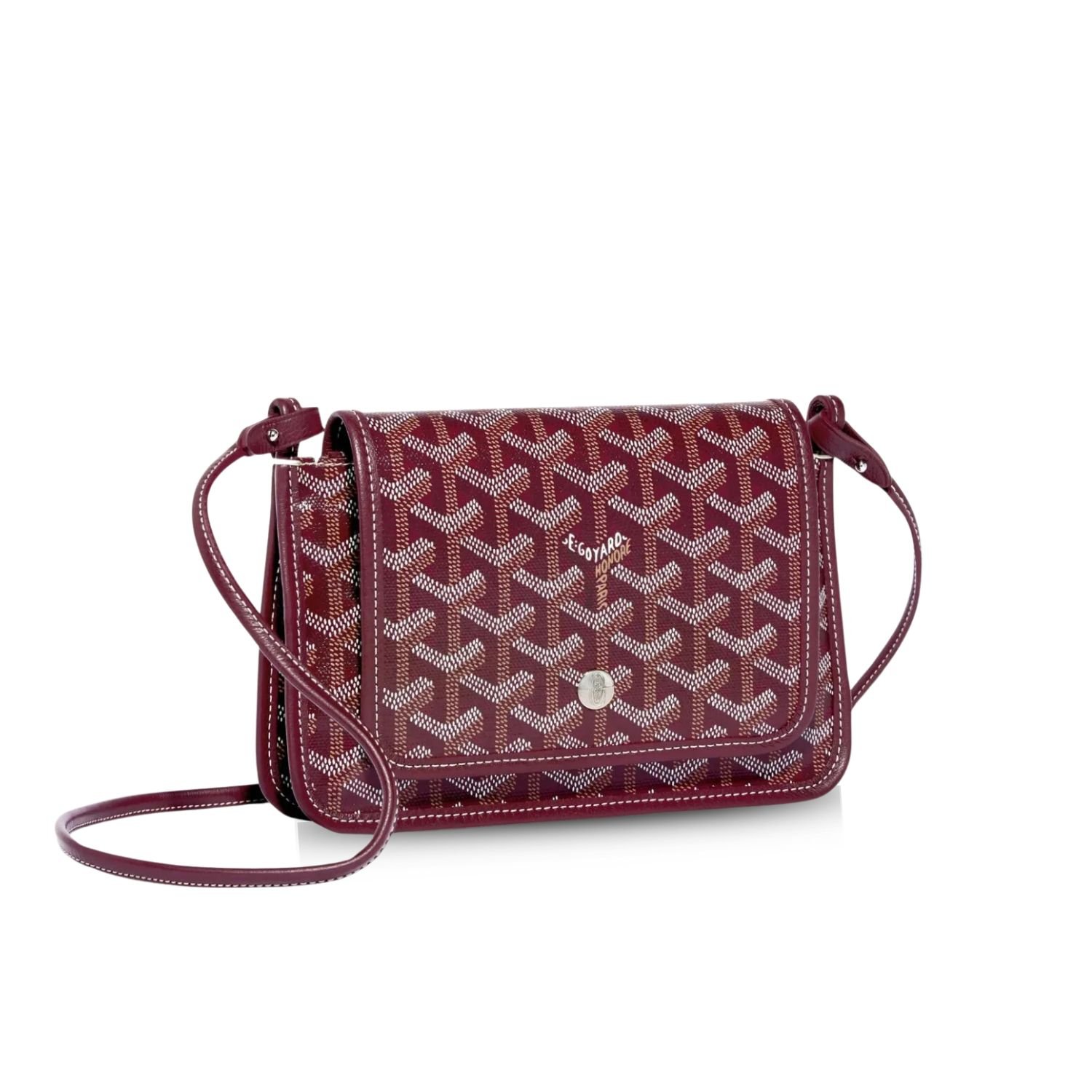 Goyard Plumet Pocket Wallet Burgundy For Women 8.1in/20.5cm PLUMETPMLTY33CL33P