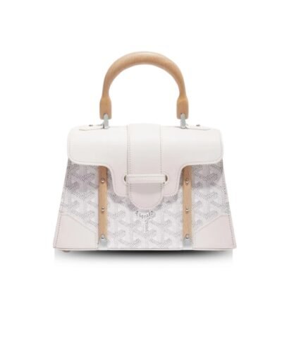 Goyard Saigon Structure Mini Bag White For Women‎ 7.9in/20cm SAIGOBMINTY50CL50P