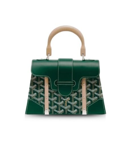 Goyard Saigon Structure Mini Bag Green For Women 7.9in/20cm SAIGOBMINTY09CL09P
