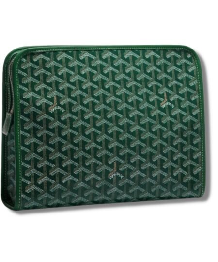 Goyard Jouvence GM Toiletry Bag Green/Yellow/Burgundy For Women‎ 11.6in/29.5cm JOUVENGMLTY01CL03P