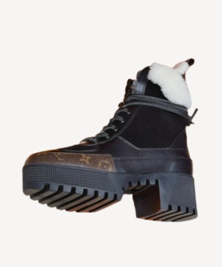 Louis Vuitton Laureate Platform Desert Boot Black For Women