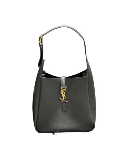 Saint Laurent Le 5 A 7 Soft Small Black/Yellow/Burgundy For Women‎ 9in/23cm 713938AAAUQ1000