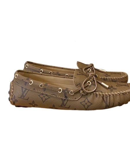 Louis Vuitton Gloria Flat Loafer Brown For Women