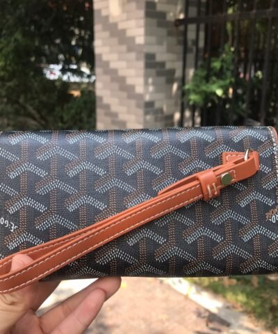 Goyard Monte-Carlo Mini Case Brown For Women‎ 7.5in/19cm