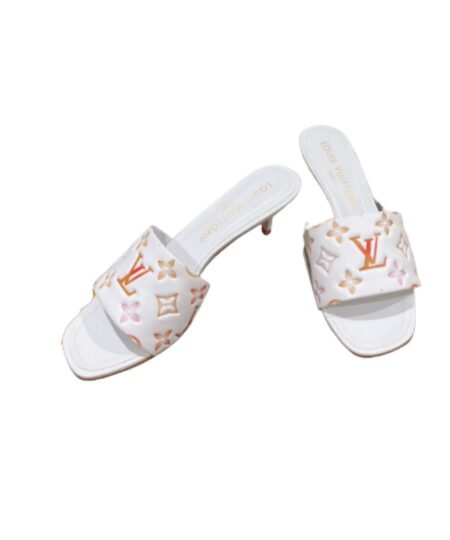 Louis Vuitton Revival Mule White For Women