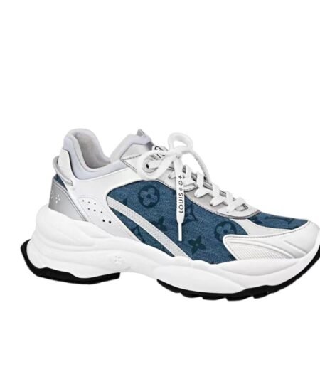 Louis Vuitton Run 55 Sneaker Blue For Women 1ABHQF