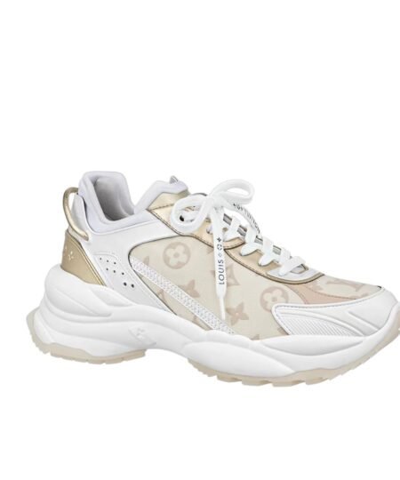 Louis Vuitton Run 55 Sneaker Beige For Women 1ABHR3