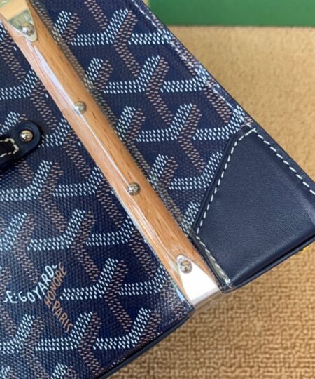 Alternative view of Goyard Saigon Structure Mini Bag Navy Blue For Women‎ 7.9in/20cm SAIGOBMINTY12CL12P