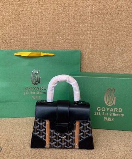 Alternative view of Goyard Saigon Structure Mini Bag Black For Women‎ 7.9in/20cm SAIGOBMINTY01CL01P