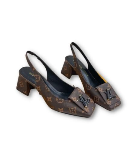 Louis Vuitton Shake Slingback Pump Brown For Women