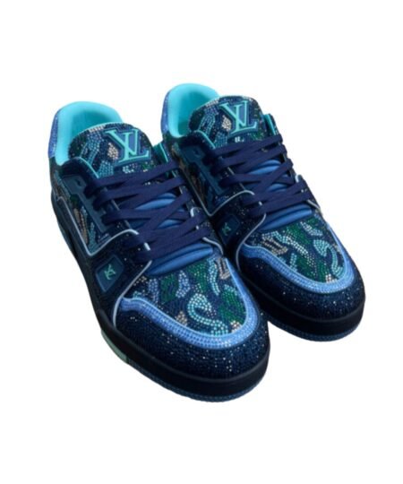 Louis Vuitton Trainer Sneaker LV Dark Blue For Women