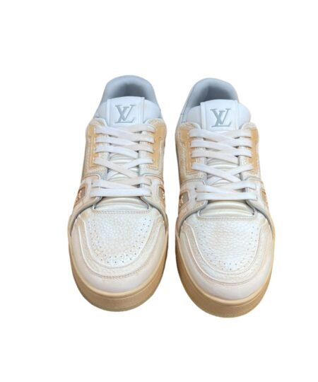 Louis Vuitton Trainer Sneaker LV Beige For Women