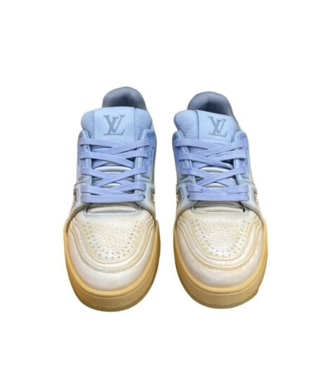 Louis Vuitton Trainer Sneaker LV Light Blue For Women