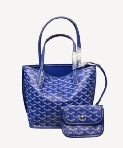 Goyard Anjou Mini Bag Dark Blue For Women‎ 7.9in/20cm