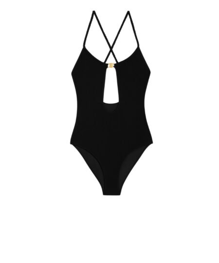 Celine Triomphe Swimsuit Black For Women 2Z548152C.38NO