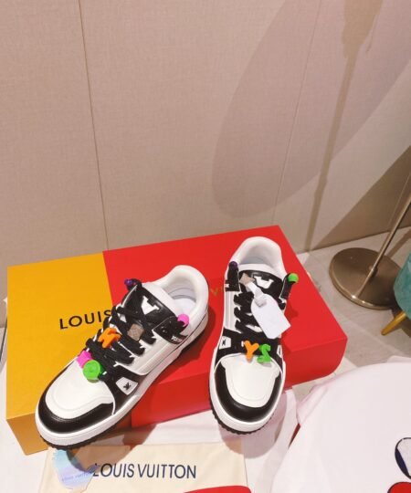 Louis Vuitton Women’s LV Trainer Sneaker Black For Women LV
