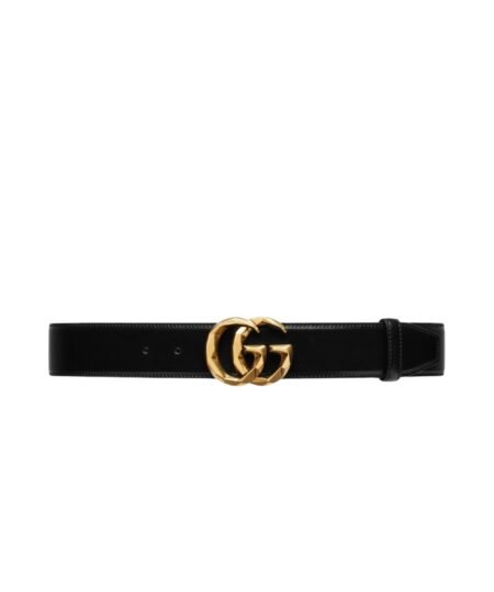 Gucci GG Marmont Wide Belt 40mm Black For Men 795526 0AAAR 1000