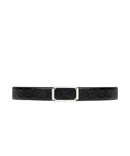 Gucci Signature Belt 38mm Black For Men 403941 CWC0N 1000