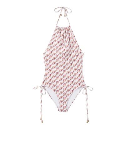 Gucci Printed Stretch Swimsuit Multicolor For Women 816077 XHAJ8 9061