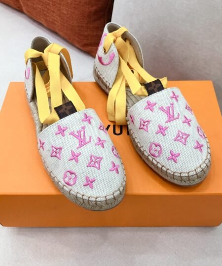 Louis Vuitton Women’s Starboard Flat Espadrille Pink For Women LV