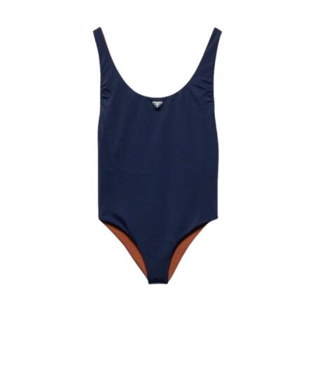 Prada One-piece Swimsuit Blue/Rust For Women 70258_16UL_F0TBB_S_OOO