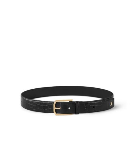 Louis Vuitton Heritage 35mm Belt Black For Men M8709U