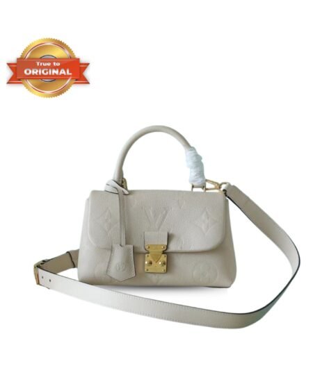 [True-to-ORIGINAL] Louis Vuitton Madeleine BB Monogram Empreinte Beige For Women 9.4in/24cm – M46008