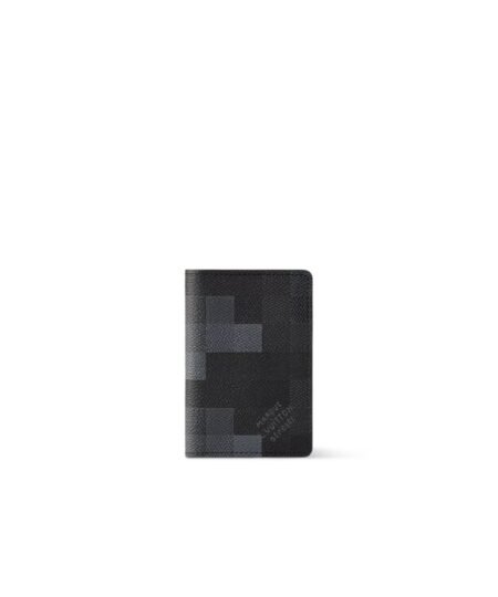 Louis Vuitton Pocket Organizer Black For Men 8cm/3.1in – M14928
