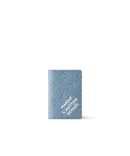Louis Vuitton Pocket Organizer Blue For Men 11cm/4.3in – M14688