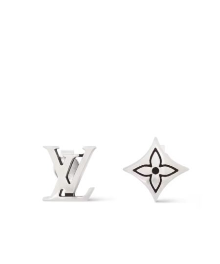 Louis Vuitton Sailor Earrings Silver-Toned – M02749