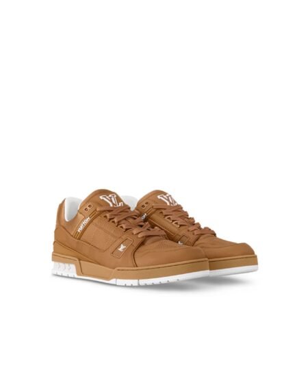 Louis Vuitton Trainer Sneaker Cognac For Men – 1AHTT9