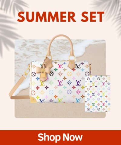 Summer Set Louis Vuitton: LV x TM Speedy Bandoulière 25 + LV x TM Passport Cover