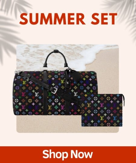 Summer Set Louis Vuitton: LV x TM Keepall Bandoulière 50 + LV x TM Toiletry Pouch