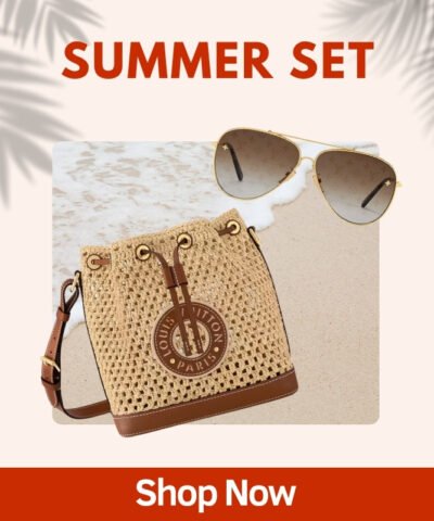 Summer Set Louis Vuitton: Noé BB Bucket Bag + LV Pilot Sunglasses
