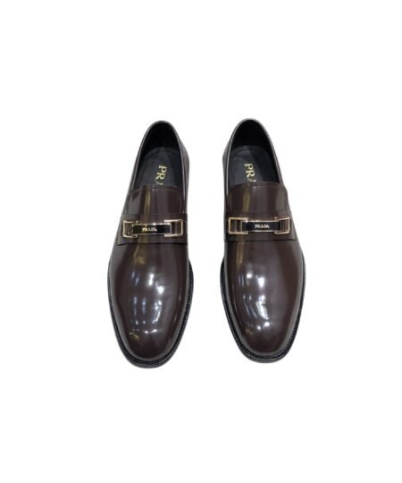 Prada Leather Loafer Brown For Men