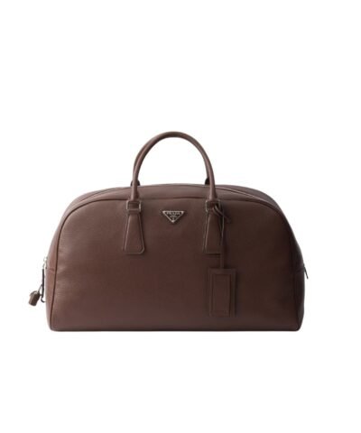 Prada Leather Duffle Bag Sienna For Men 50cm/20in – 2VC049_2BBE_F0038_V_OOO